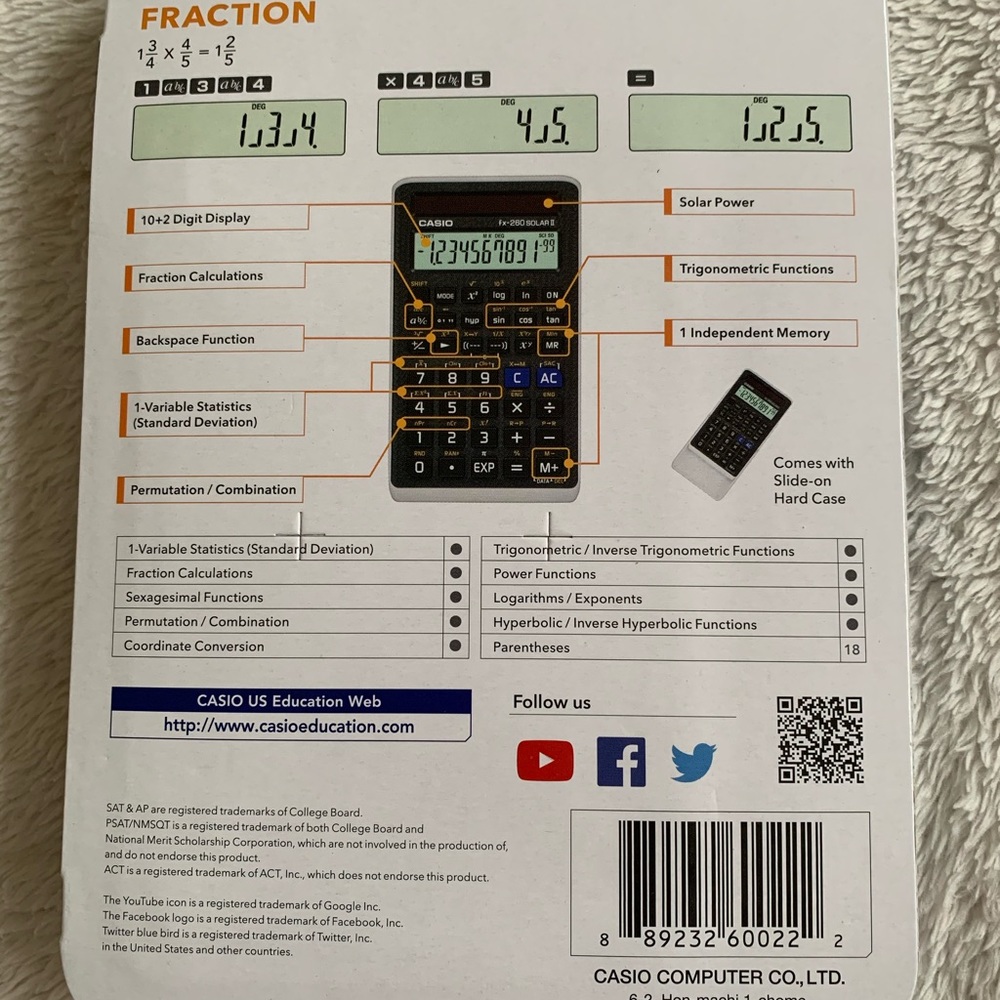 Casio Calculator - Picture 2 of 2